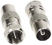 TV ADAPTER COAX (HAN) TIL (F-PLUG HAN)